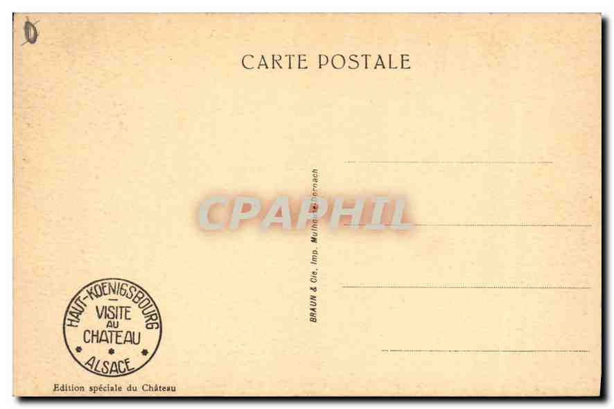Haut-Königsbourg — Vue prise à vol d'oiseau — Édition spéciale du Château — Rückseite