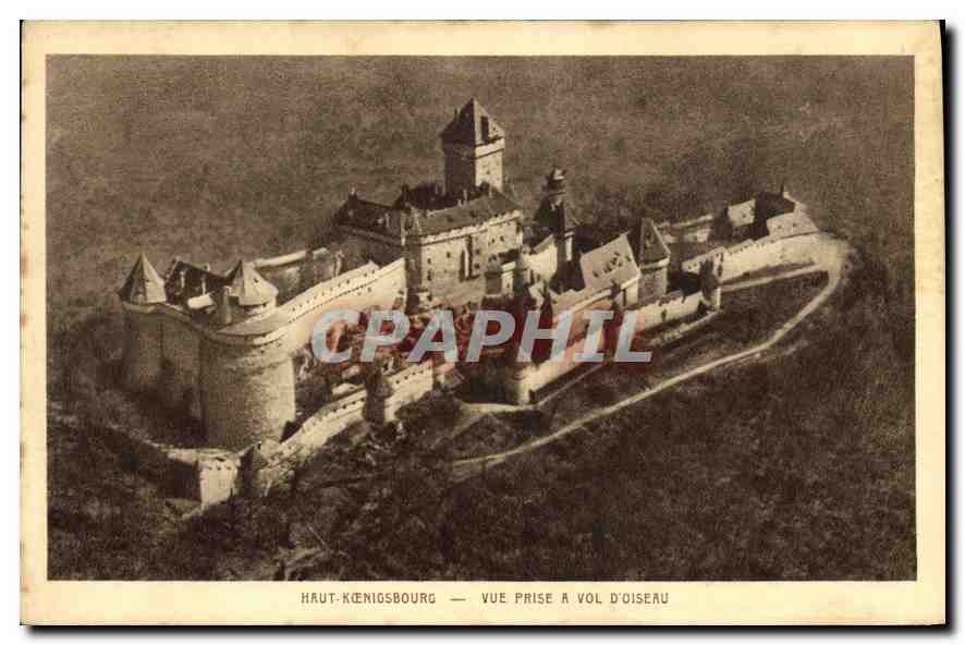 Haut-Königsbourg — Vue prise à vol d'oiseau — Édition spéciale du Château