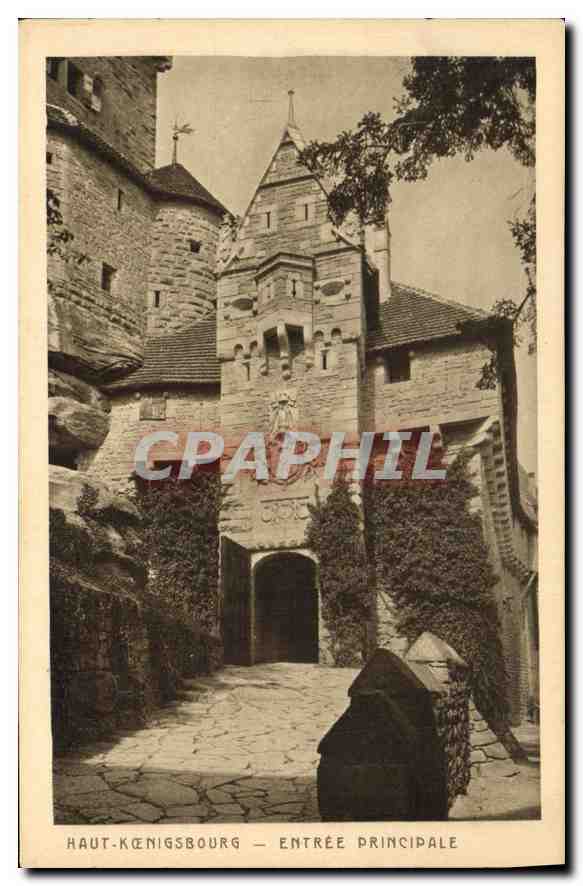 Haut-Königsbourg — Entrée Principale — Éditeur Braun & Cie, Dornach-le-Rhin