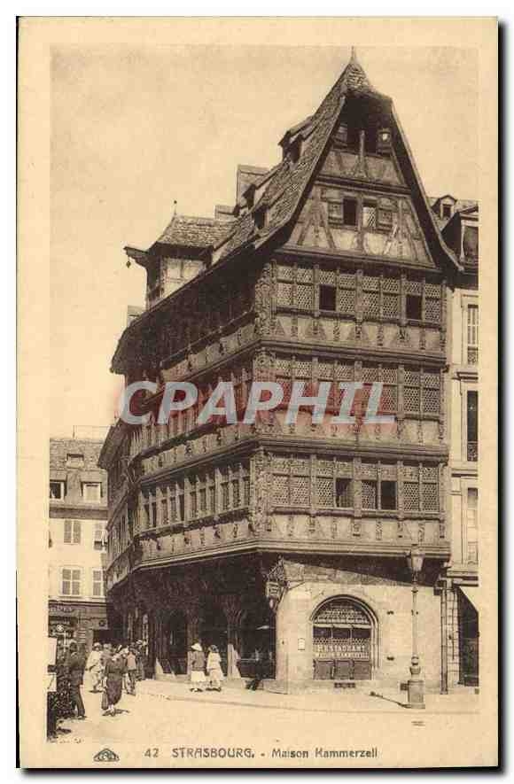 CPA Strasbourg Maison Kammerzell 