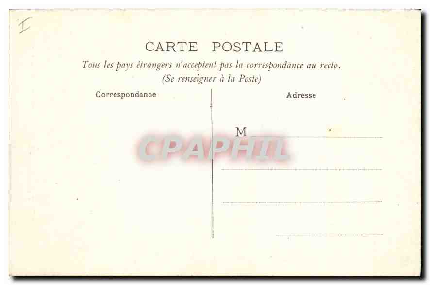 CPA Chambery Savoie Le Portail Saint Dominique  — Rückseite