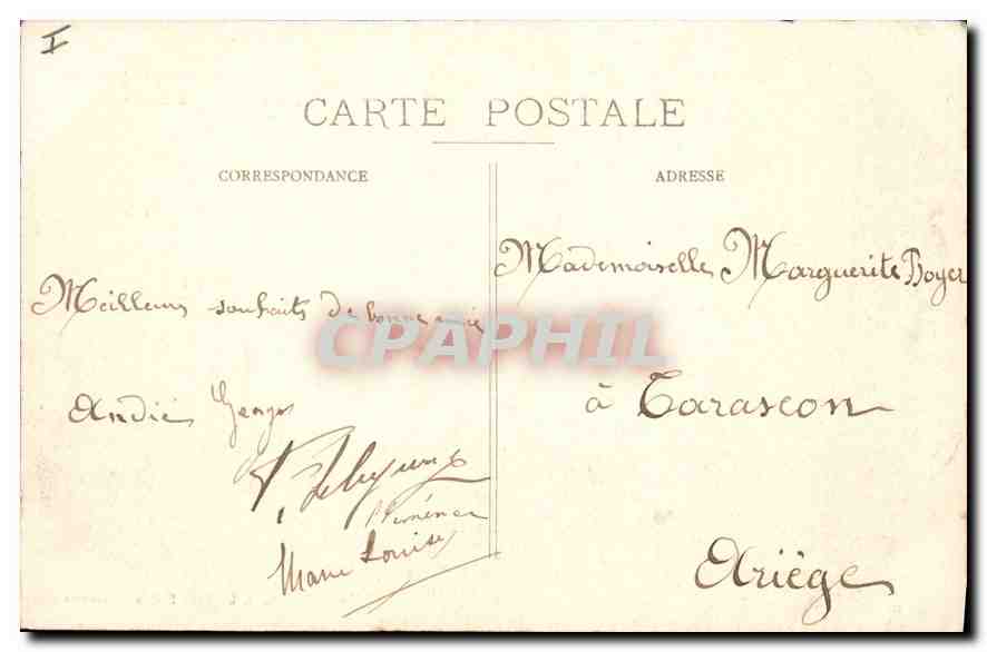 CPA Besancon Le Doubs a Micaud Le Pont Bregille & la Citadelle  — Rückseite