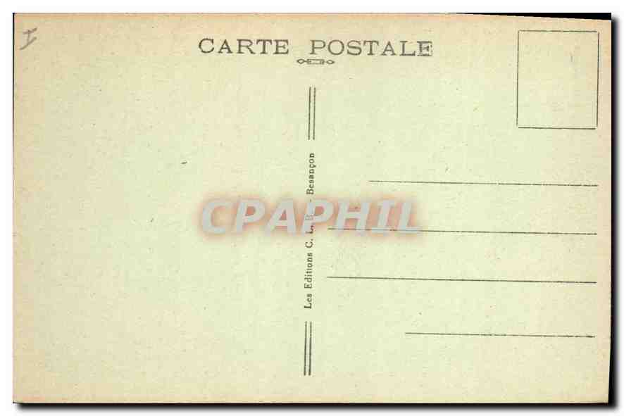 Besançon-les-Bains — La Citadelle — Éditeur Les Editions C. L. Besançon — Rückseite