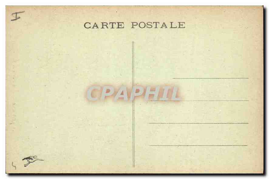 CPA Colmar Commissaire de Police  — Rückseite