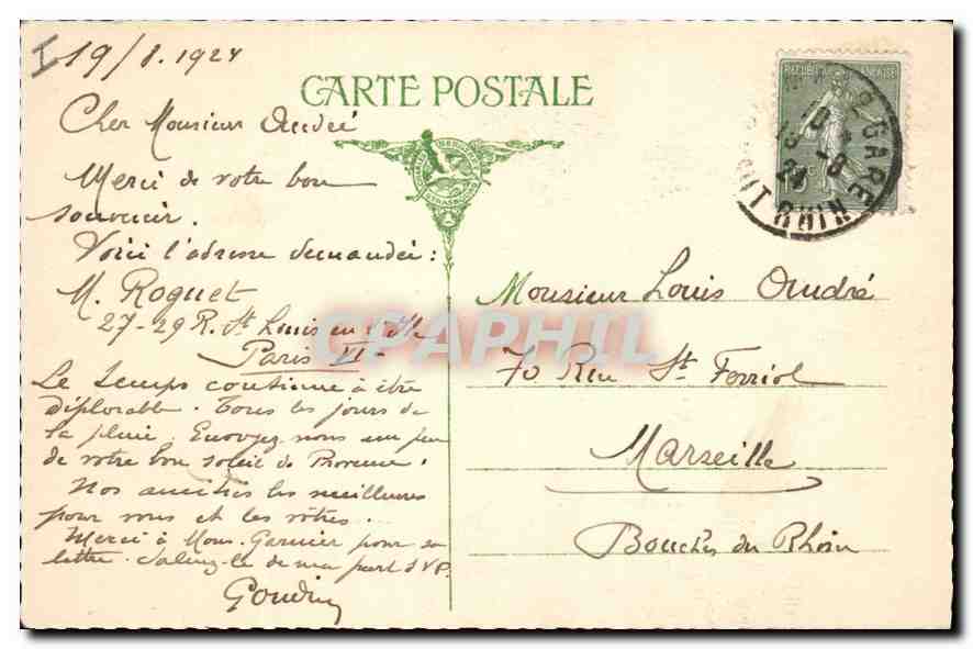 CPA L'Asace Pittoresque Colmar maison des Tetes  — Rückseite