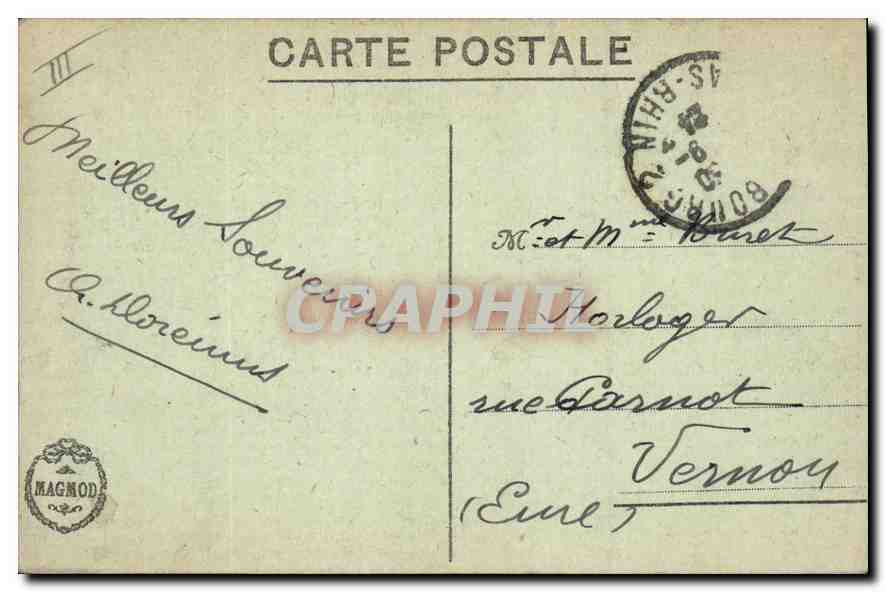 CPA Strasbourg la Petite France  — Rückseite