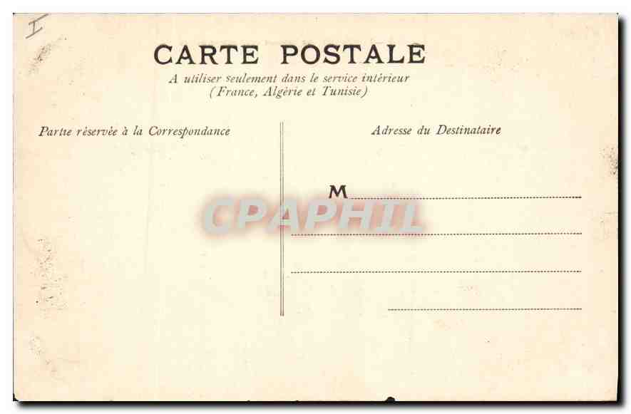 CPA Chambery le chateau des Ducs de Savoie  — Rückseite
