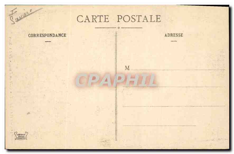 CPA Chambery chateau Ducal Portail Saint Dominique  — Rückseite