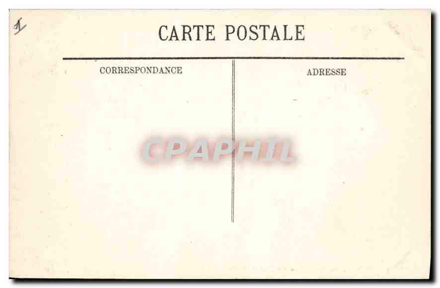 CPA Chambery le chateau des Ducs de Savoie  — Rückseite