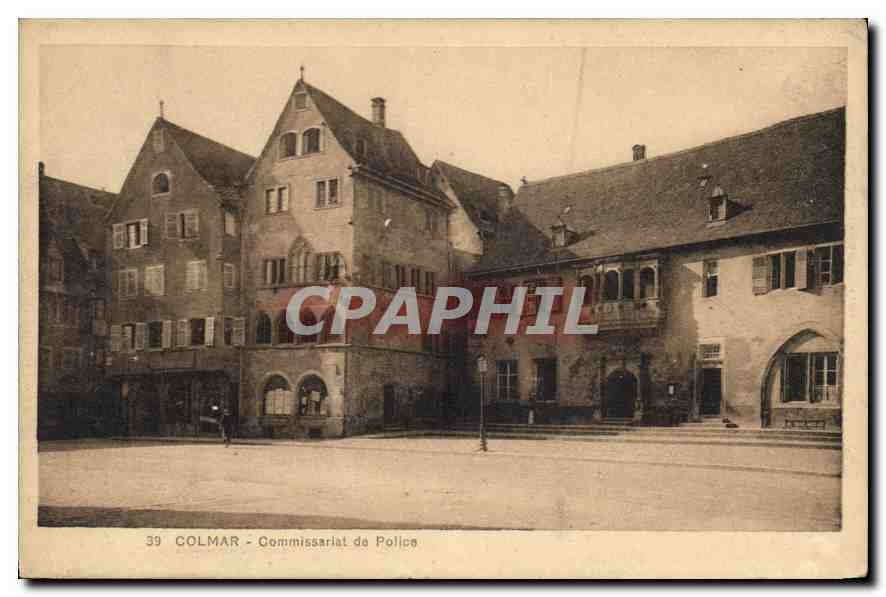 CPA Colmar Commissariat de Police 