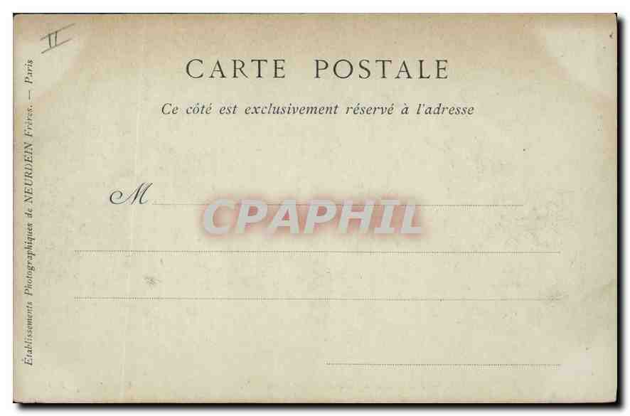 CPA Marseille vue generale prise de Notre Dame de la Garde  — Rückseite