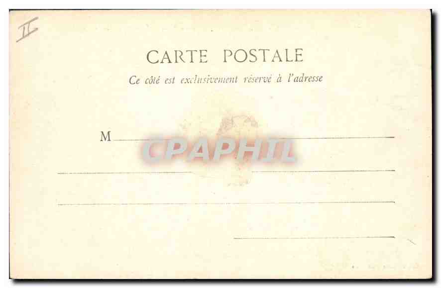 CPA Marseille vue generale prise de Notre Dame de la Garde  — Rückseite
