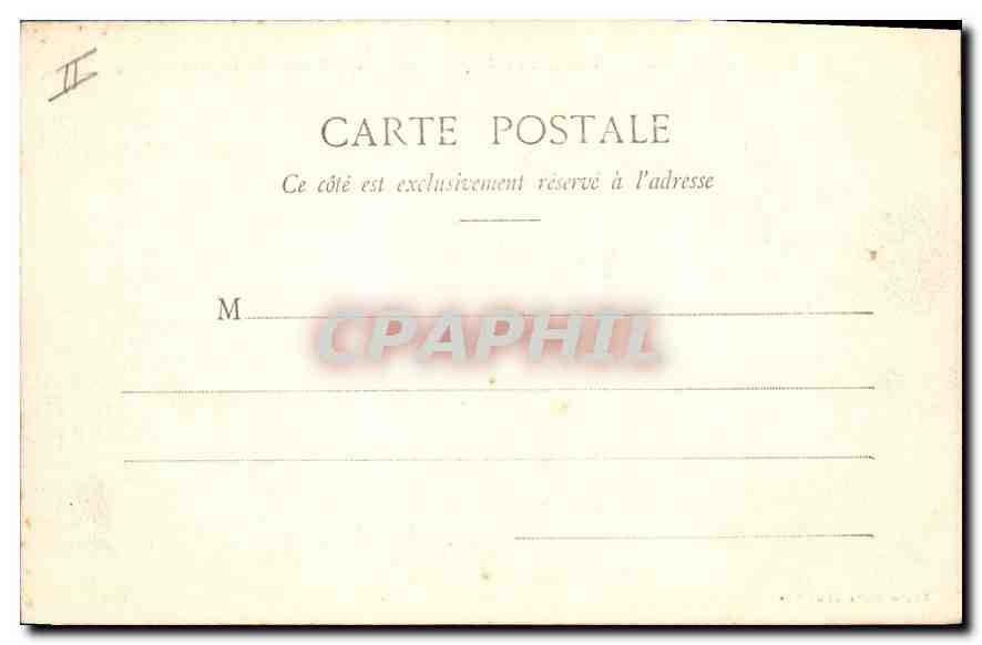CPA Marseille vue generale prise de Notre Dame de la Garde  — Rückseite