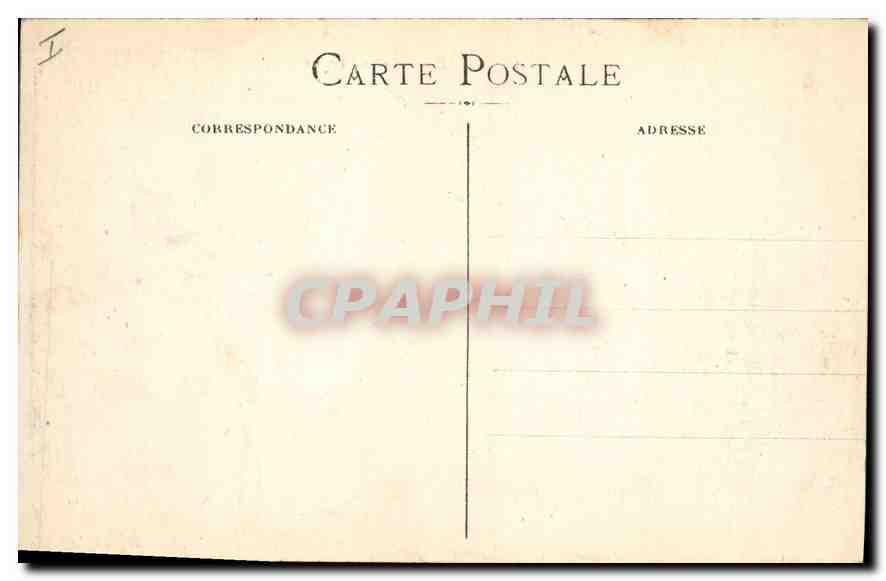 CPA Marseille Effet de Vague  — Verso