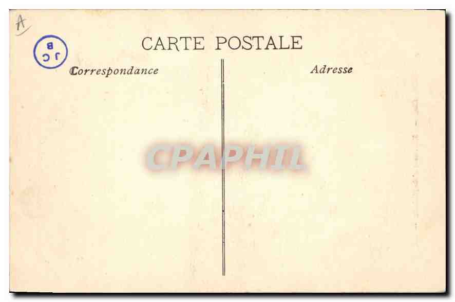 CPA Marseille Monument d'Amphritrite  — Verso