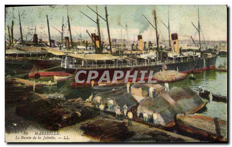CPA Marseille le Bassin de la Joliette 