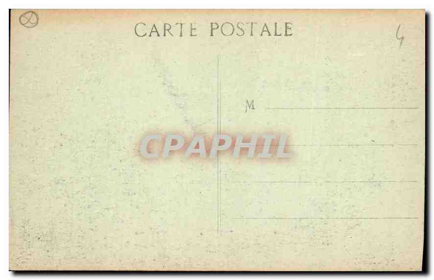 CPA Marseille Eglise des Reformes et monument des Mobiles  — Verso
