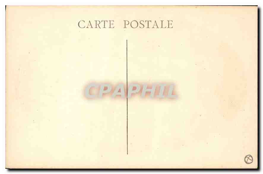 CPA Marseille Eglise St Vincent de Paul  — Verso
