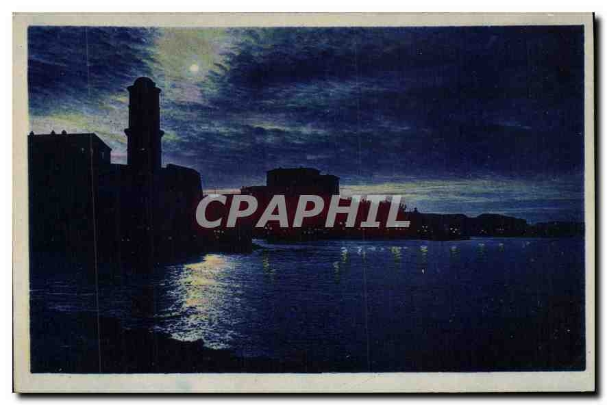 Vue nocturne de Marseille — éditeur A.D.I.A. Nice, n° 1214