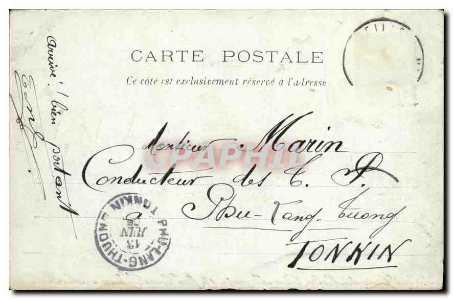 CPA Marseille la Bourse  — Verso