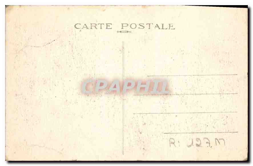 CPA Marseille palais de la Bourse et Chambre de Commerce  — Rückseite