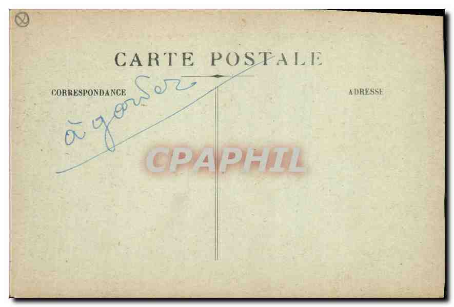 CPA Marseille Perspective des Allees de Meilhan et des Capucines  — Verso