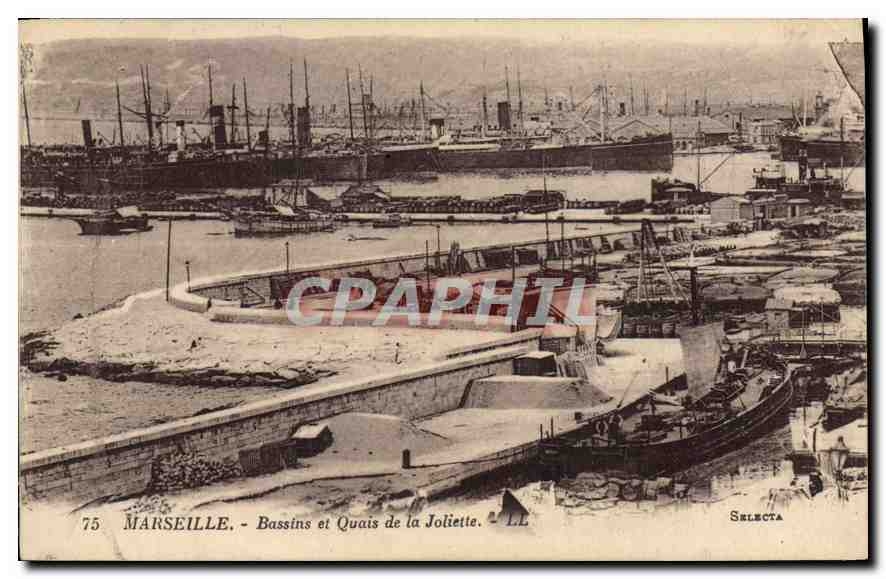 Marseille. - Bassins et Quais de la Joliette. - Selecta
