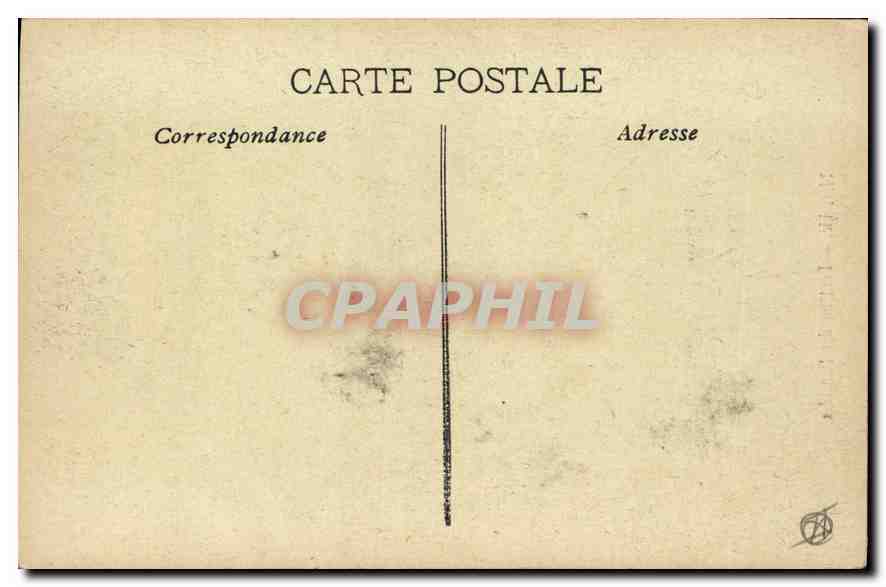 CPA Marseille Fontaine des Danaides  — Verso