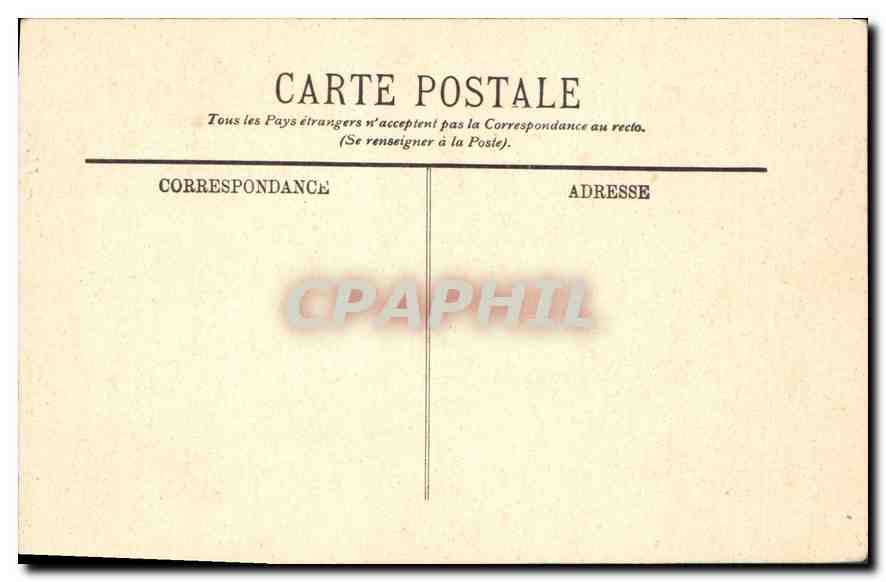 CPA Marseille l'eglise des Reformes  — Verso