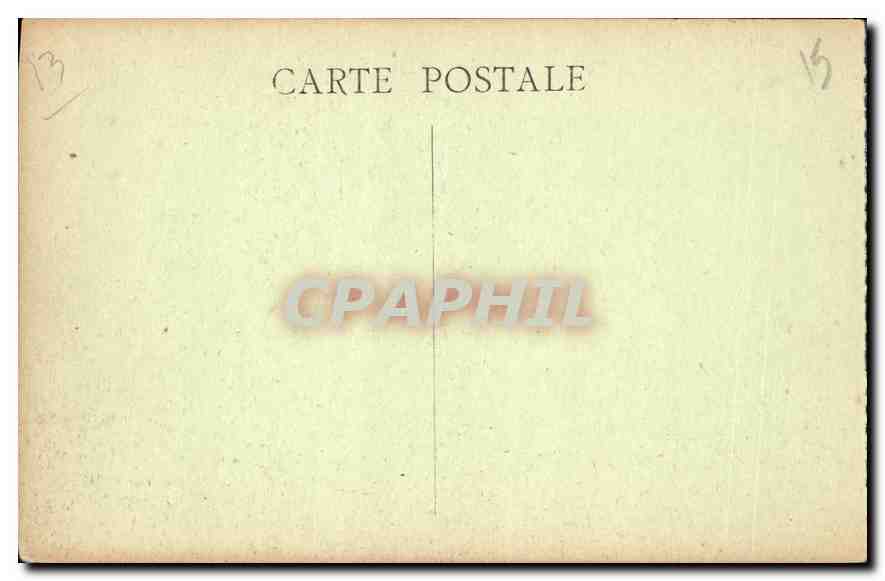 CPA Marseille eglise des Reformes et Monumeen des Mobiles  — Verso