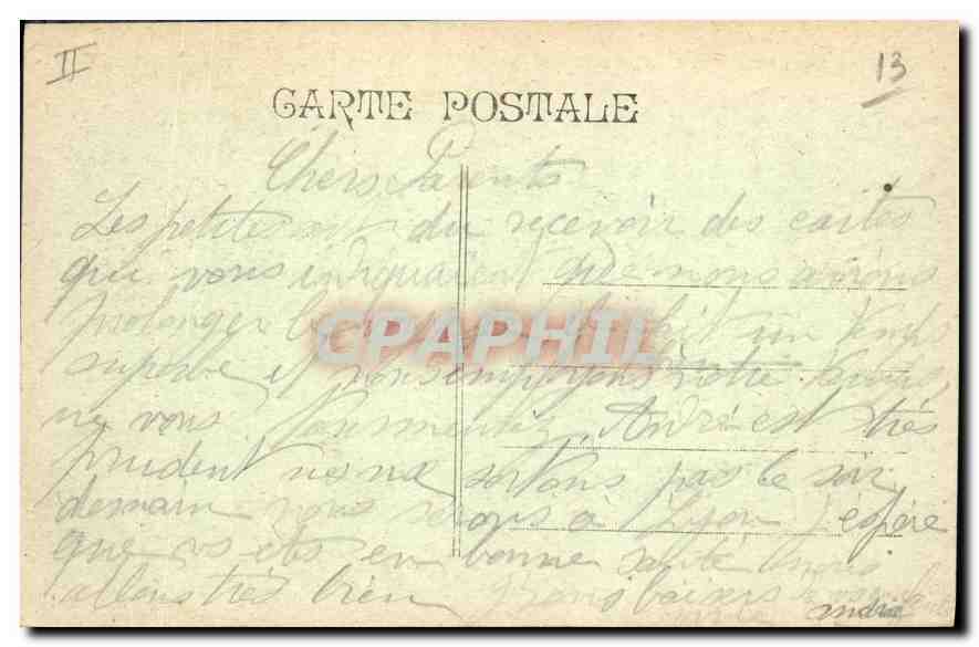 CPA Marseille Port de la Joliette  — Rückseite