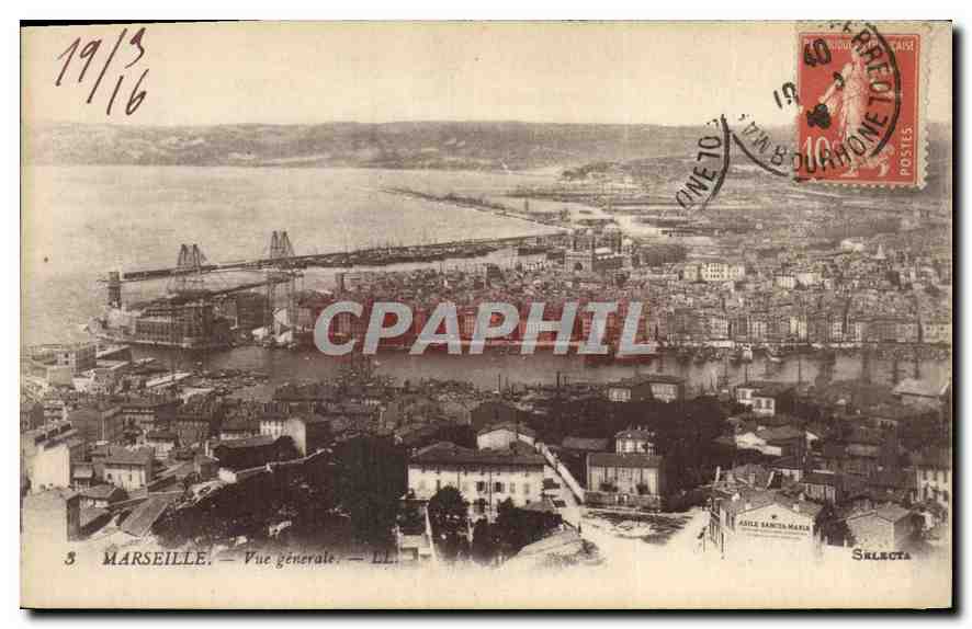 CPA Marseille vue generale 