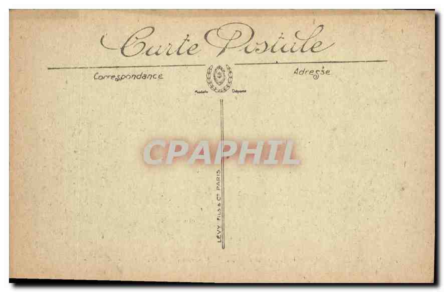CPA Marseille Panorama vu a Vol d'oiseau  — Verso