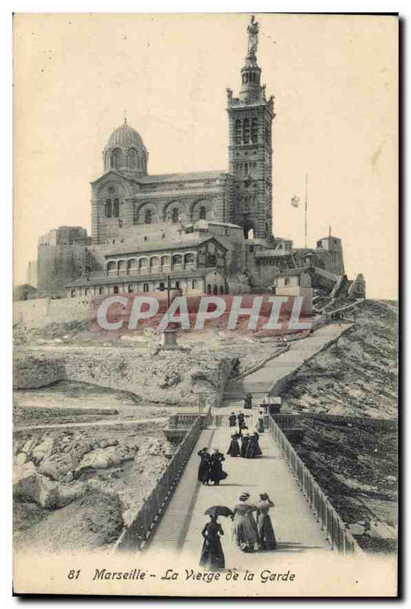 CPA Marseille la Vierge de la Garde 