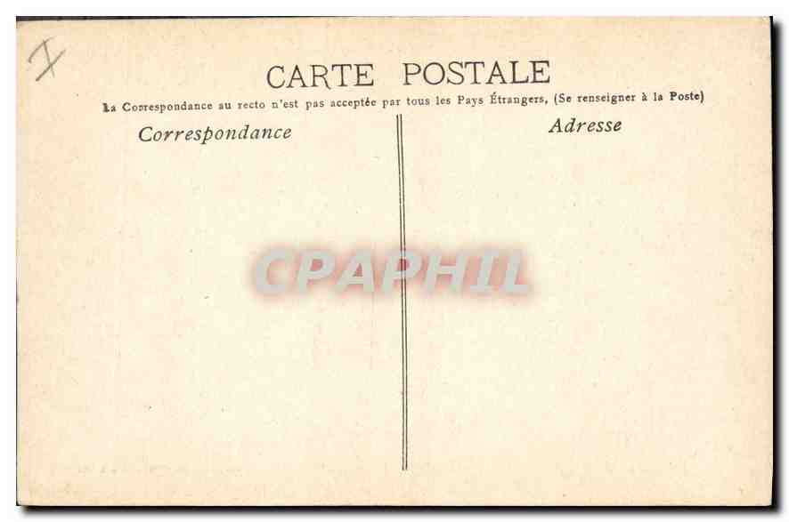 CPA Marseille les Iles du chateau d'If et la rade d'Endoume  — Rückseite
