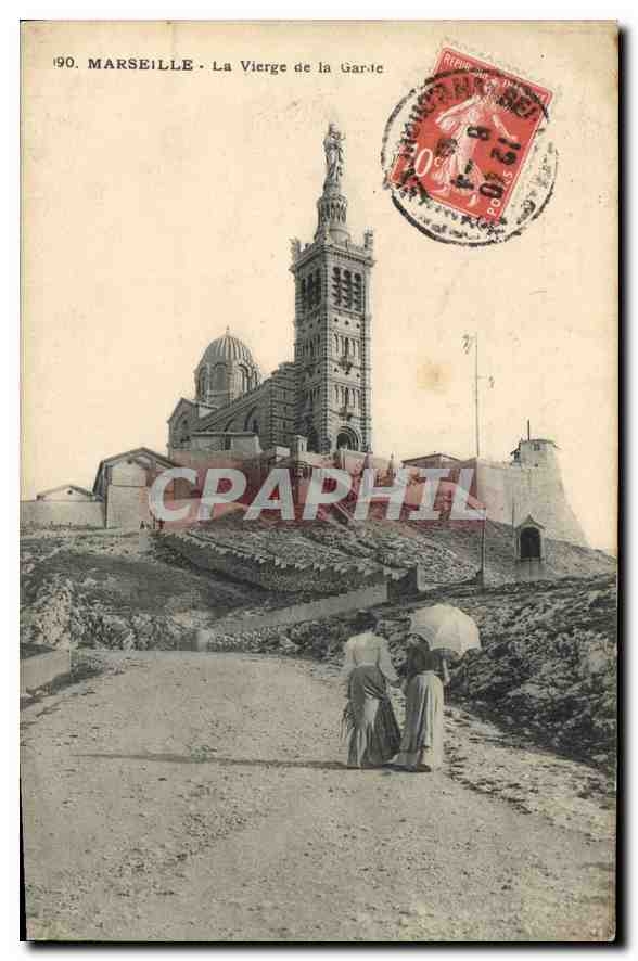 CPA Marseille la Vierge de la Garde 