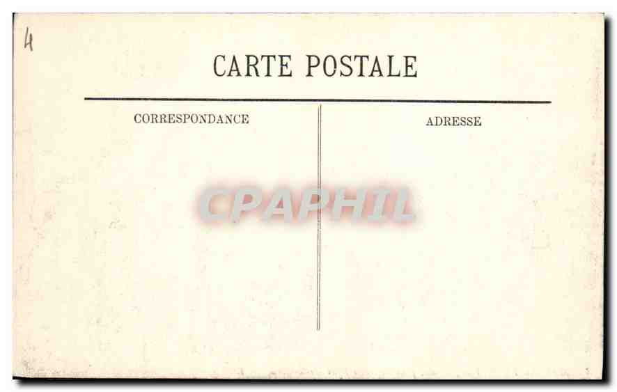 CPA Marseille vue generale prise de Notre Dame de la Garde  — Rückseite