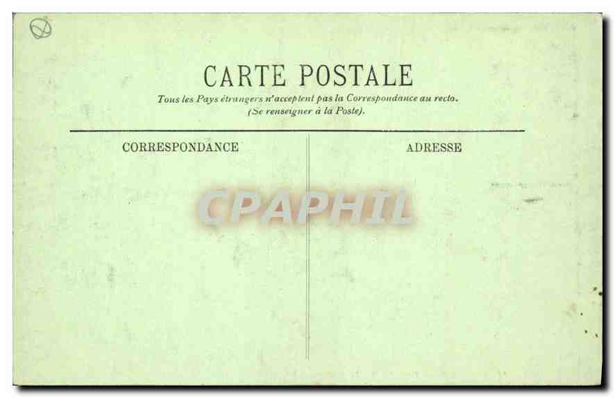 CPA Marseille Fontaine des Danaides  — Verso
