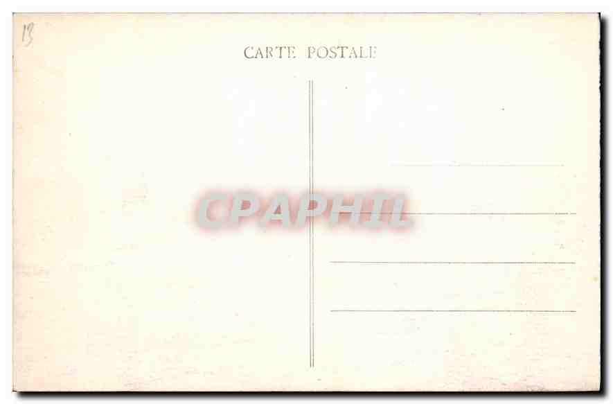 CPA Marseille le chateau d'If  — Verso