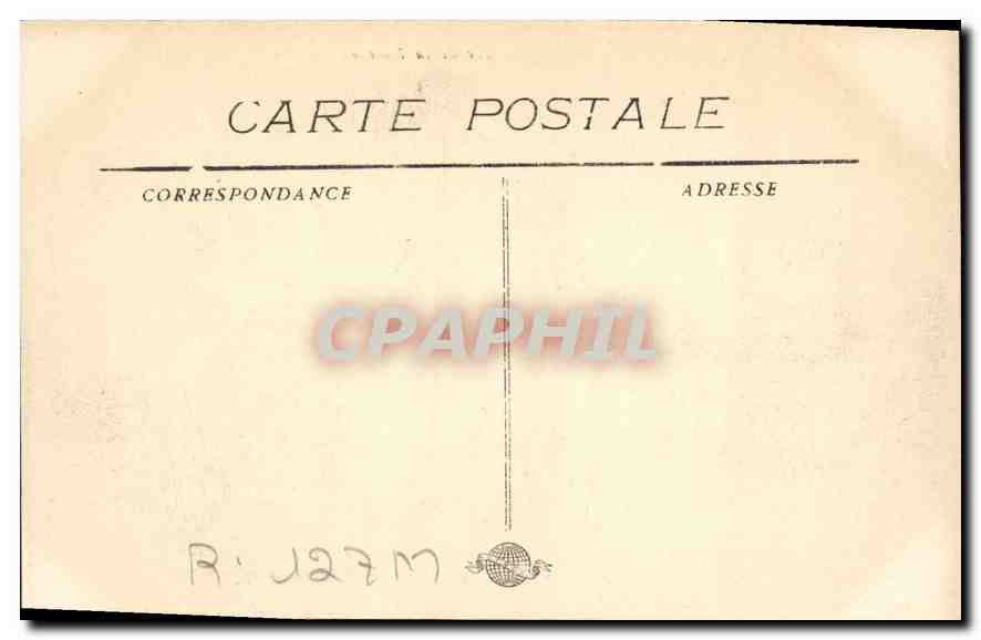CPA Marseille place de la Bourse  — Rückseite