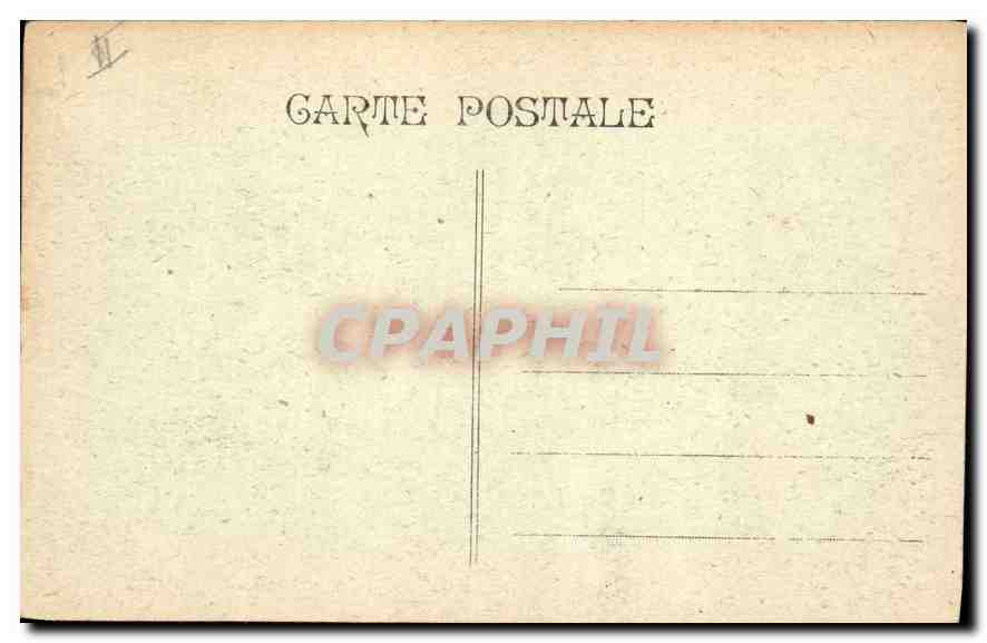 CPA Marseille port de la Joliette  — Verso