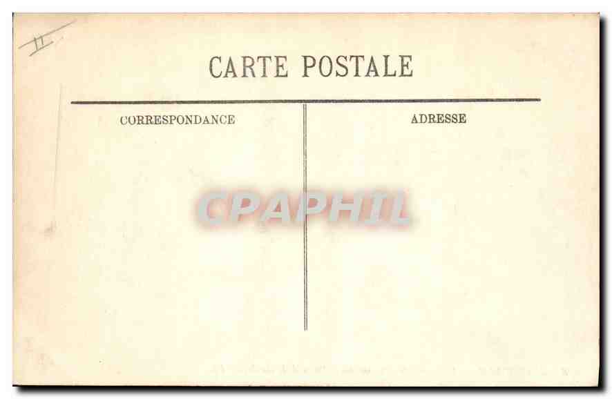 CPA Marseille vue generale prise de Notre Dame de la Garde  — Verso