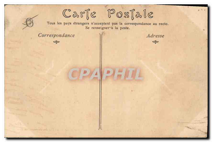 CPA Marseille Ascenseur de Notre Dame de la Garde la gare de Depart  — Verso
