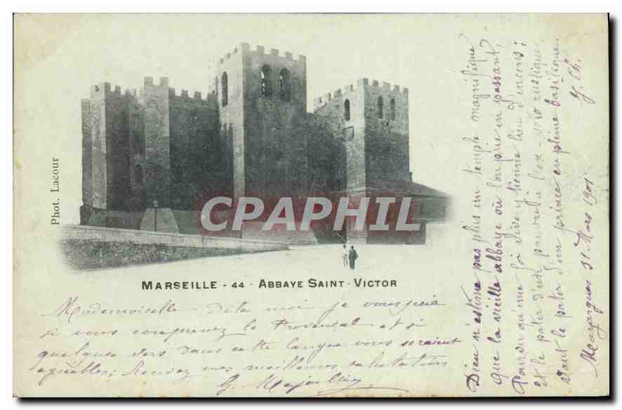 CPA Marseille Abbaye Saint Victor 