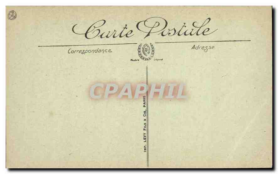 CPA Marseille l'eglise des Reformes  — Verso