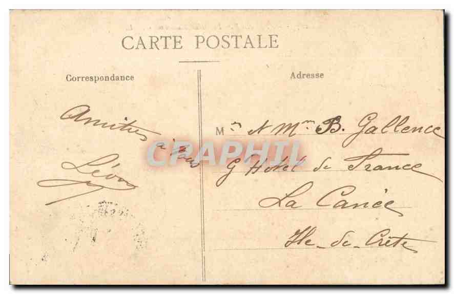CPA Marseille Pointe de Maldorme  — Verso