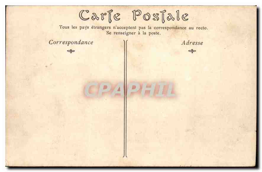 CPA Marseille Vue generale prise du baut de l'Ascenseur de Notre Dame de la Garde  — Rückseite