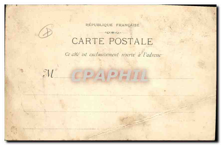 CPA Marseille la place Estrangin  — Rückseite