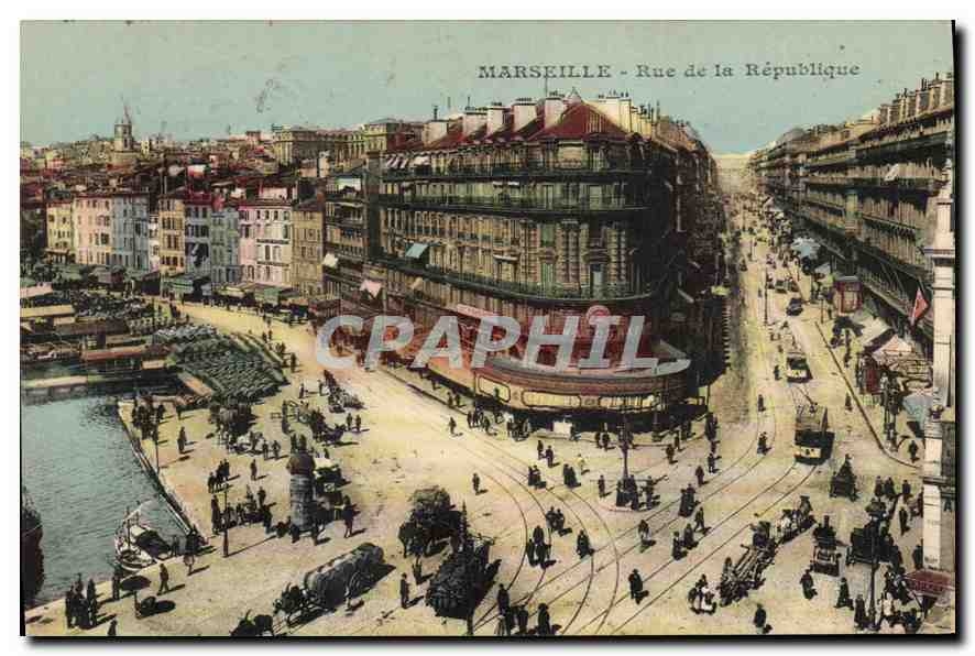 CPA Marseille rue de la Republique 