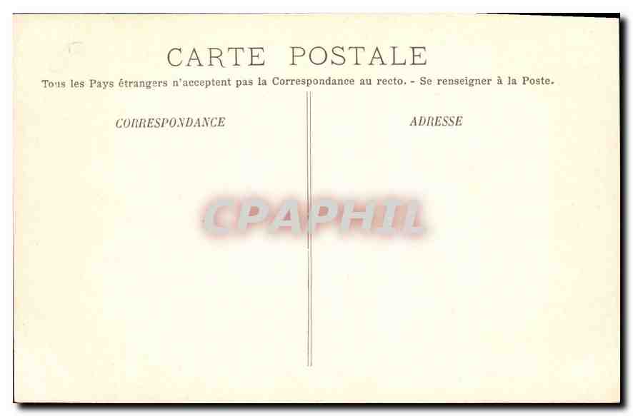 CPA Marseille le Phare Sainte Marie et l'entree des Bassins  — Rückseite